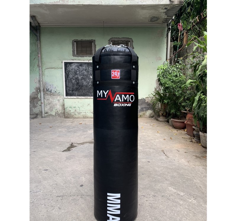 Hình ảnh thực tế về bao đấm boxing phòng tập MYNAMO 1,6M 