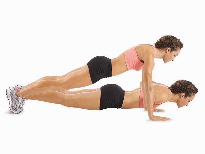 Tập hít đất đúng kỹ thuật