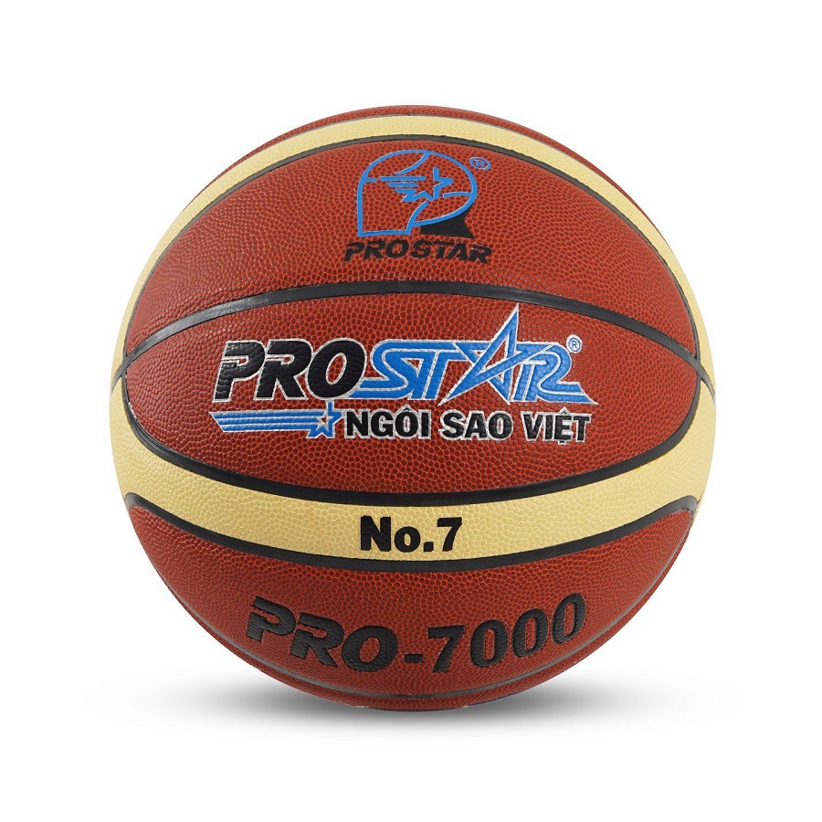 Hình ảnh bóng rổ dán B7 Prostar (PU) Pro 7000 với mặt trước bắt mắt