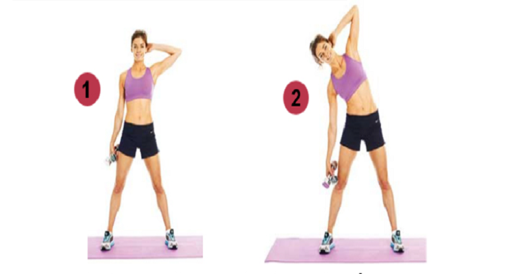 Bài tập đứng nghiêng người từng bên