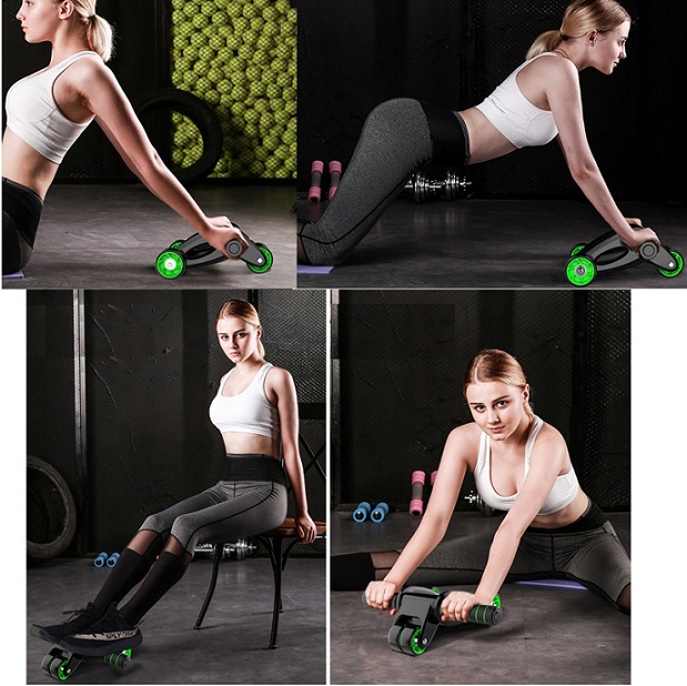 Các bài tập đơn giản với con lăn tập bụng