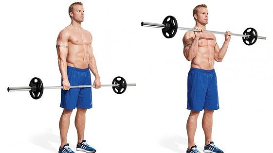 Bài tập thể hình cuốn thanh tạ đòn