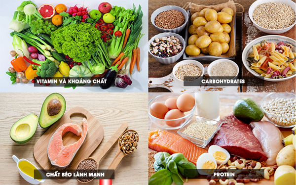 Các nhóm dinh dưỡng quan trọng cho việc tập luyện chạy bộ