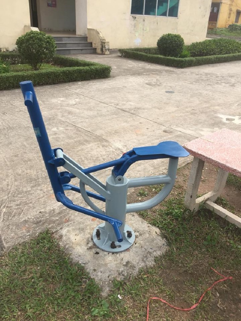 Hình ảnh thi công lắp đặt thiết bị toàn thân ngoài trời