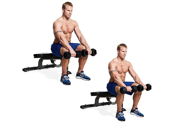 Bài tập cuộn cổ tay ngược