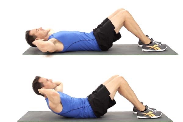 Bài tập gập bụng cơ bản nhất