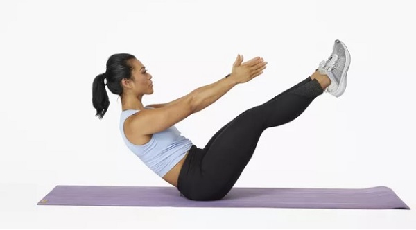 Bài tập gập bụng chữ V