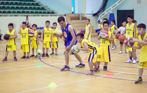 Kích thước sân bóng rổ mini - sân bóng rổ tiểu học