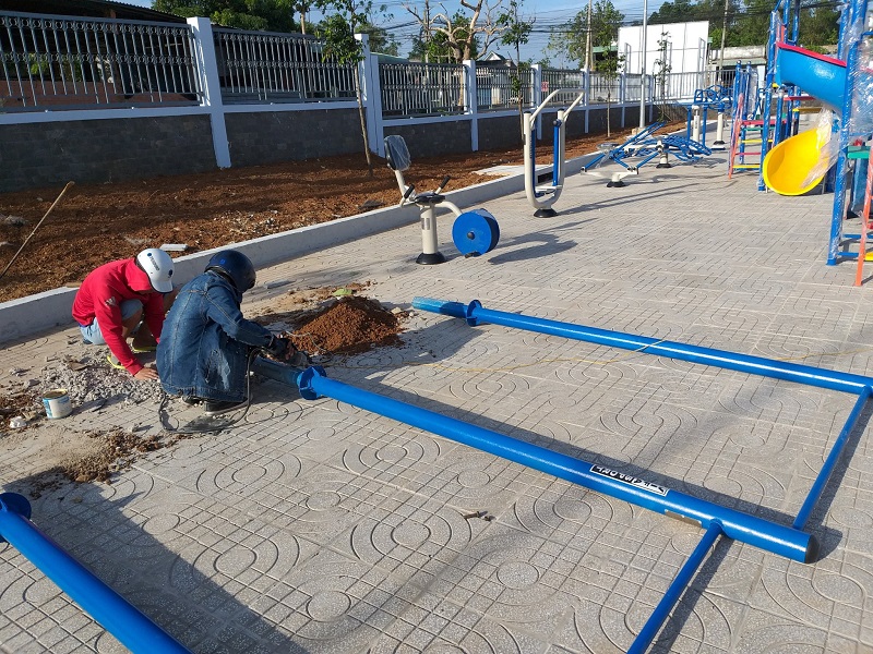 Lắp đặt trang thiết bị ngoài trời hiệu quả chất lượng