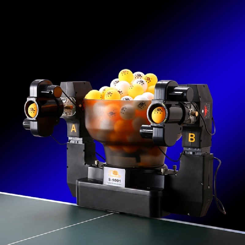 Hình ảnh máy bắn bóng bàn 2 nòng HP-S1001