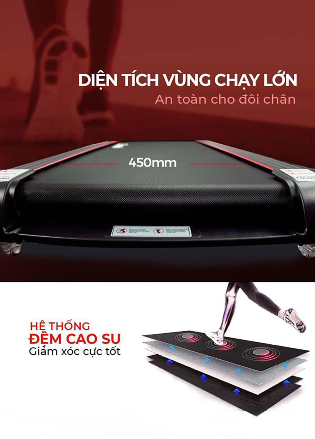 Máy chạy bộ đa năng Zasami KZ-C201 tiết kiệm diện tích không gian nhà bạn