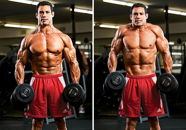 Bài tập cầu vai Dumbbell Shrug