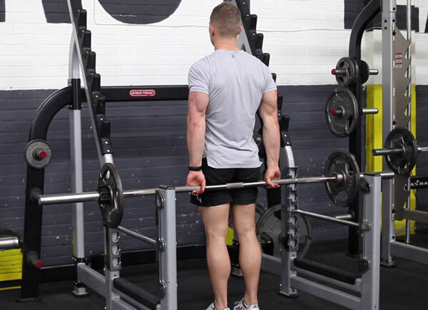 Bài tập Barbell Shrugs Behind The Back
