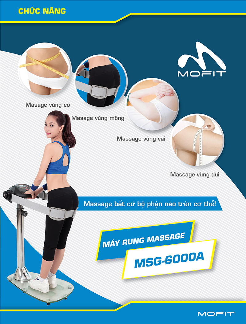 Chức năng của máy rung massage MOFIT MSG 6000A 