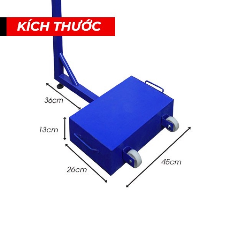 Kích thước tiêu chuẩn của trụ cầu lông