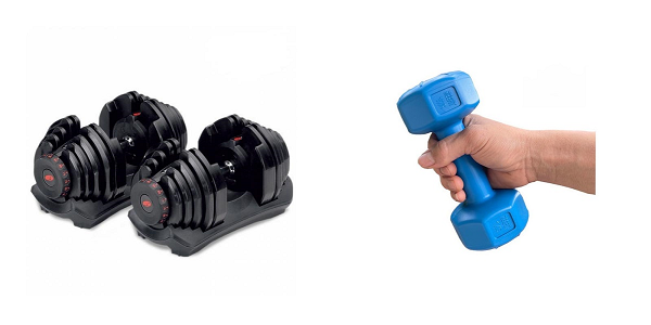 Nên mua tạ tay điều chỉnh hay tạ tay nhựa thì tốt hơn