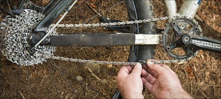 Xích không được lắp đúng cách