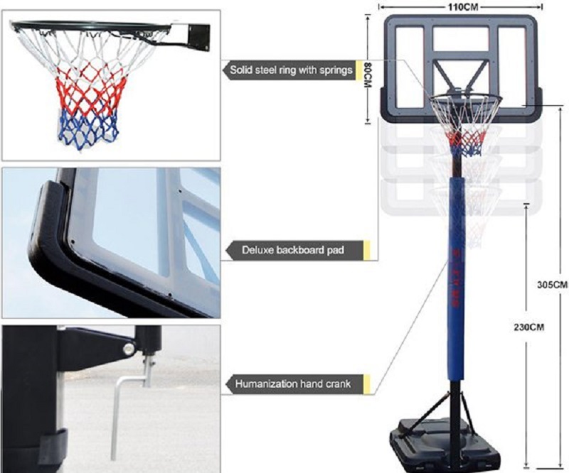 Hình ảnh trụ bóng rổ trẻ em S021