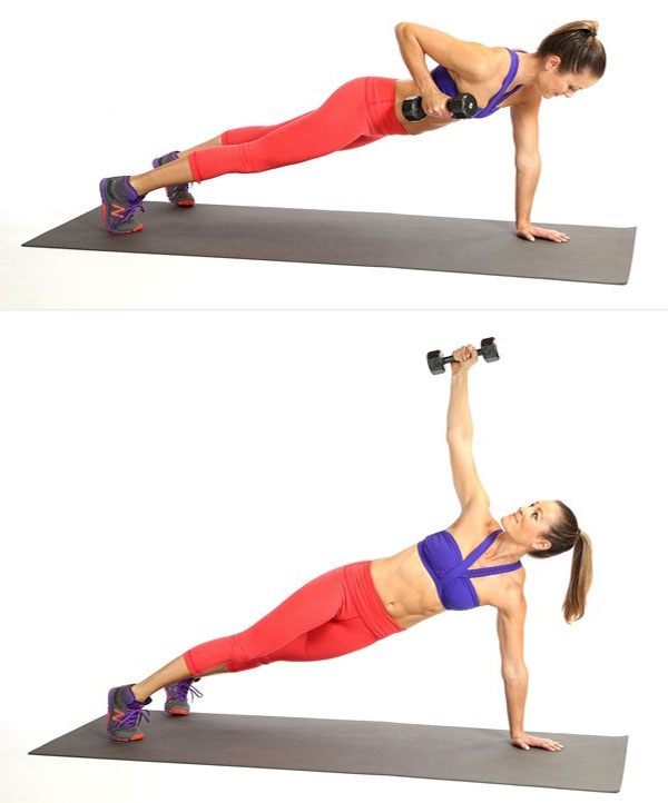 Bài tập Plank and Rotate