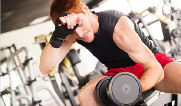 Tập luyện bị mất nhiều sức