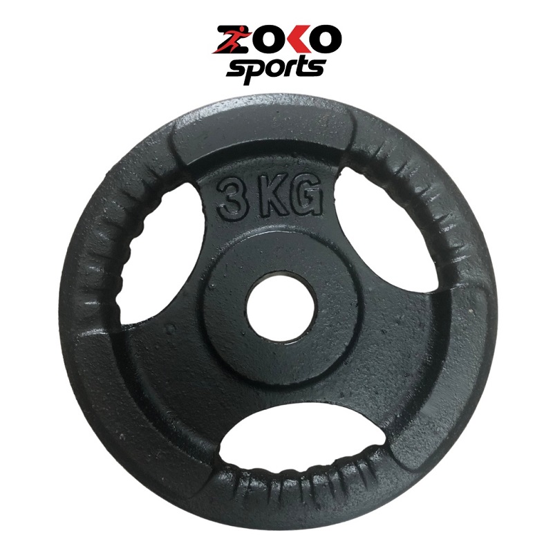 Tạ bánh gang 3kg chính hãng tại Zoko Sport