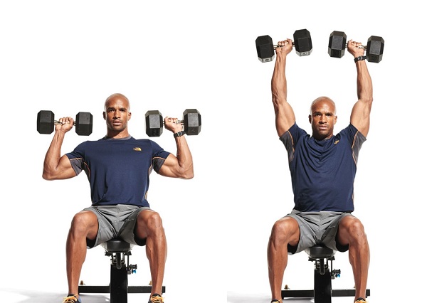 Bài tập tạ gang Shoulder Press