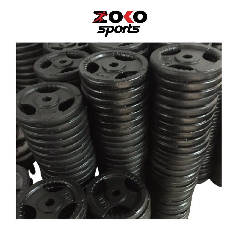 Tạ gang 5kg lỗ nhỏ phi 30 có sẵn tại Zoko Sport