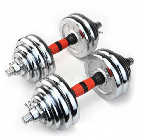 Bộ tạ tay tháo lắp thép mạ điện OT