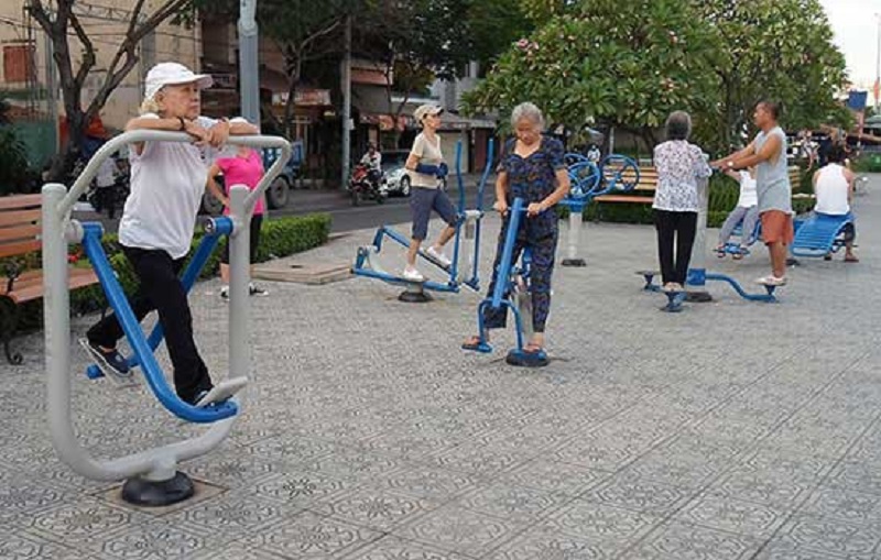 Máy tập công viên cao cấp