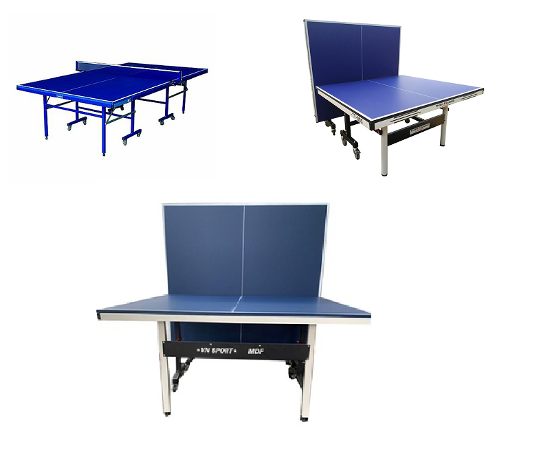 Các mẫu bàn bóng bàn trong nước phổ biến hiện nay