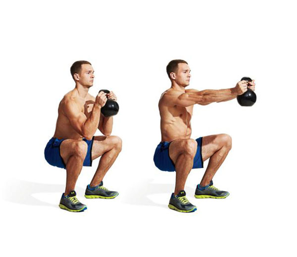 Bài tập đẩy tạ Kettlebell