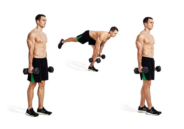 Bài tập Single-leg Straight-leg Deadlift