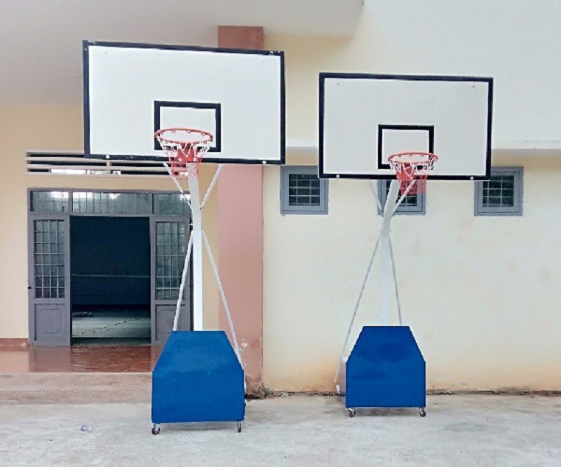 Mẫu trụ bóng rổ di động Pano Composite KT-600