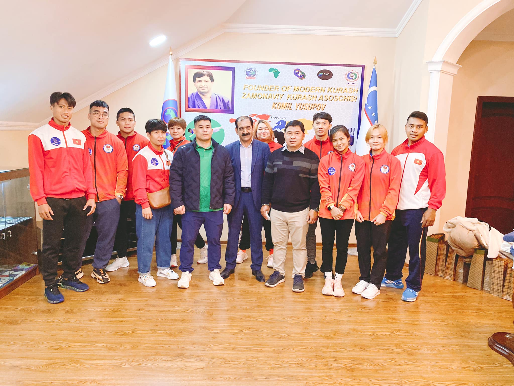 ĐT Kurash đang tập huấn và thi đấu tại Trung Á