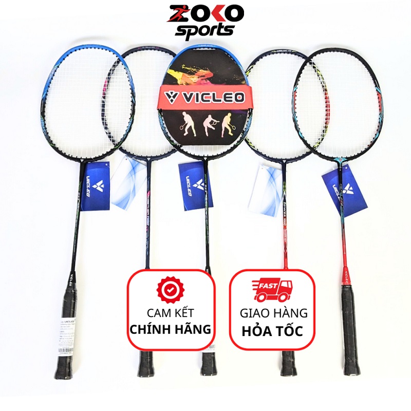 Hình ảnh thực tế vợt cầu lông Vicleo giá rẻ chính hãng dành cho người mới chơi 