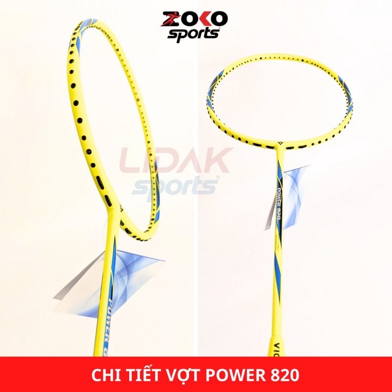 Chi tiết vợt cầu lông Vicleo Power 820 chính hãng giá rẻ mức 9kg 10kg 11kg 