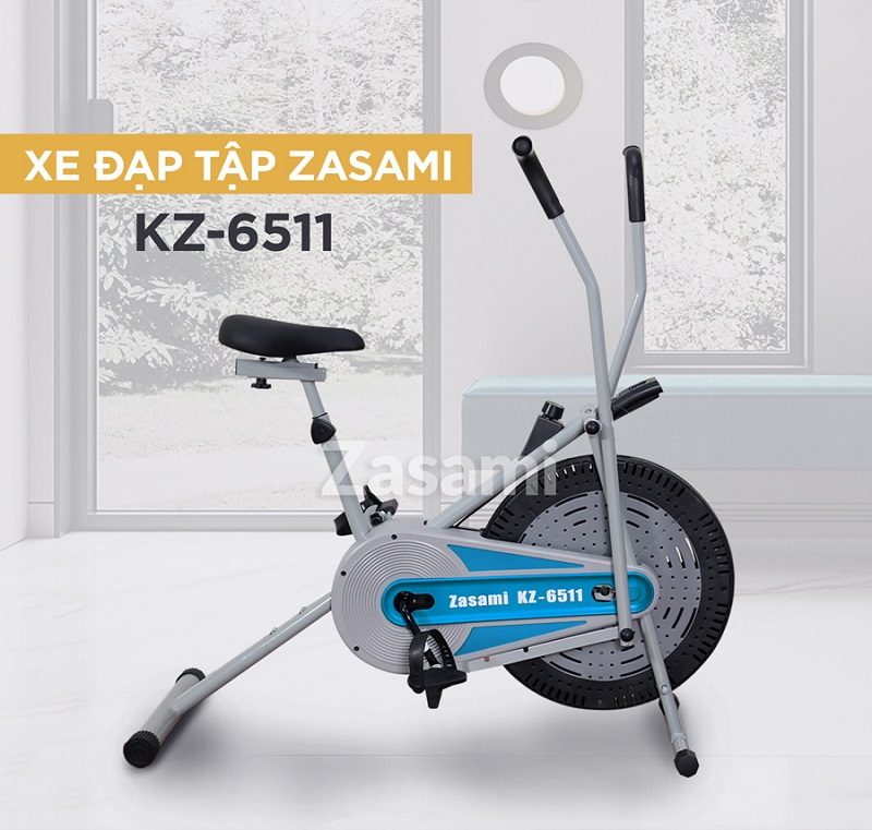 Hình ảnh xe đạp tập thể dục Zasami KZ-6511 chính hãng giá cực ưu đãi