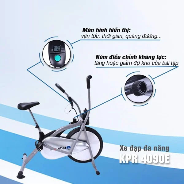 Xe đạp đa năng KPR 4090E thiết kế đơn giản tiện ích