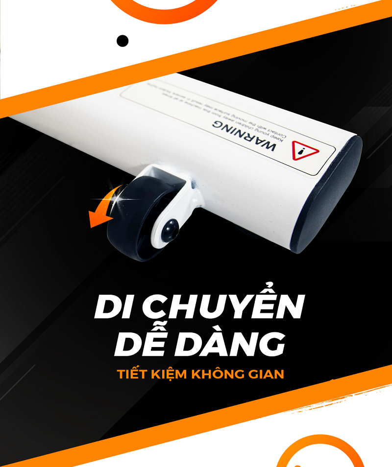 Hình ảnh xe đạp tập thể dục Zasami KZ-6416 chính hãng màu trắng sang trọng