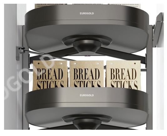 TỦ KHO 6 TẦNG XOAY ÂM TỦ NHÔM ANODE  EUM6L60XG