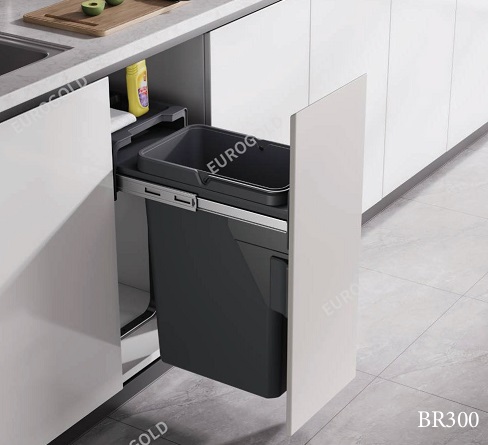 THÙNG RÁC GẮN CÁNH GIẢM CHẤN BR300