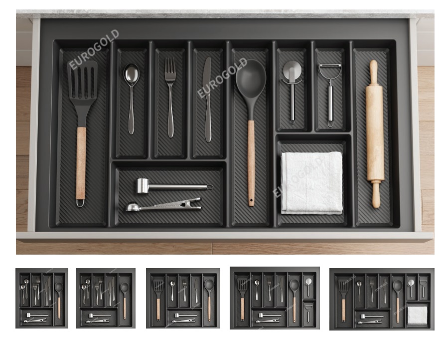 KHAY CHIA THÌA NĨA CHẤT LIỆU NHỰA CAO CẤP VÂN CARBON ETC