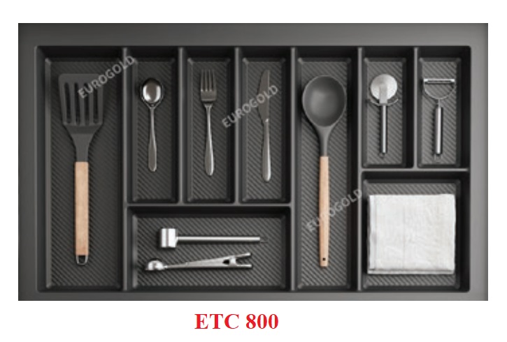 KHAY CHIA THÌA NĨA CHẤT LIỆU NHỰA CAO CẤP VÂN CARBON ETC