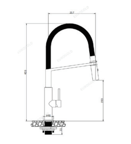 VÒI BẾP EUROGOLD - EUF528BM