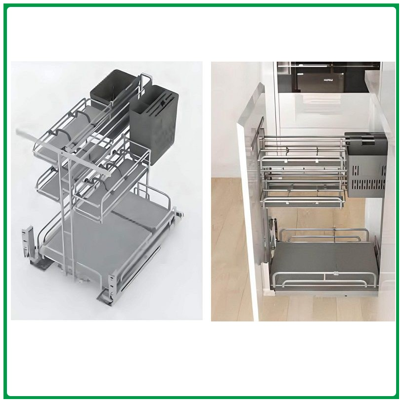 Kệ Đựng Gia vị giao thớt hafele Omero Multi 450mm Kosmo