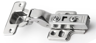 Bản lề inox 201 cong 3/4 Eurogold