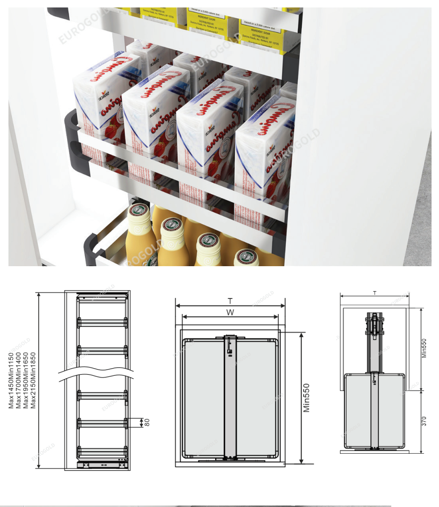 TỦ KHO INOX HỘP CÁNH RÚT  M030- EKR