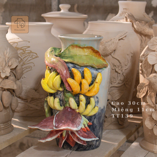 Bình Đắp Buồng Chuối Mùa Hạ