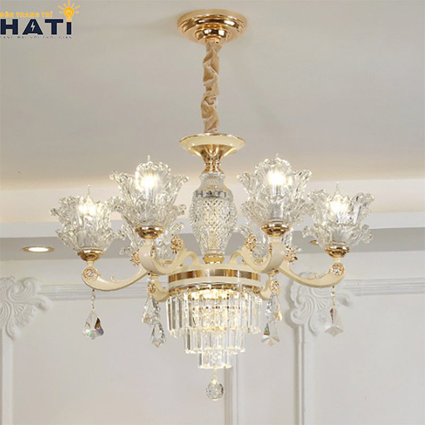 Đèn chùm 6 bóng cổ điển
