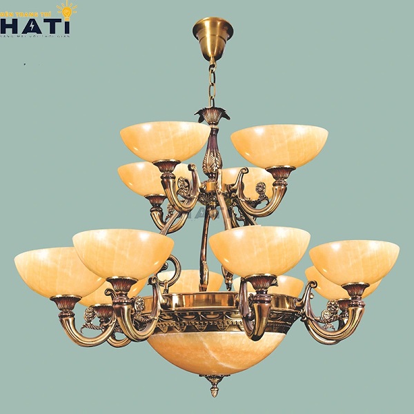 mẫu đèn chùm phòng khách